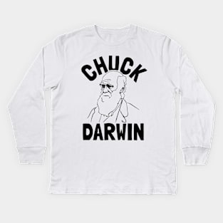 Charles Darwin Evolutionary Biologist / Scientist Portrait Kids Long Sleeve T-Shirt